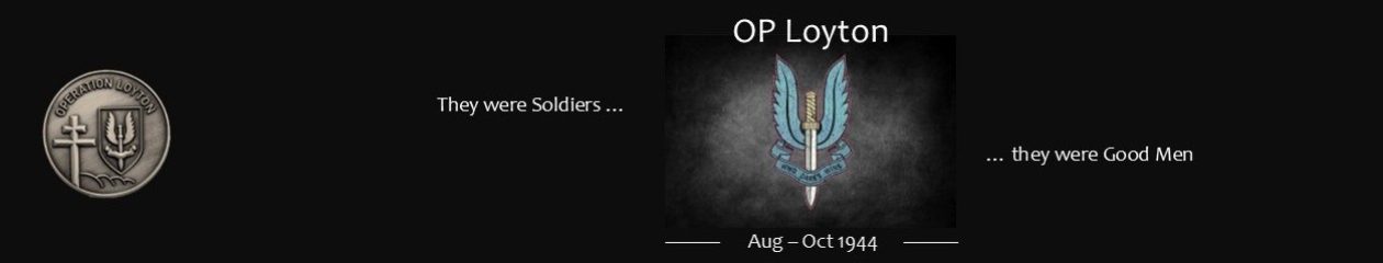 OPERATION LOYTON 1944